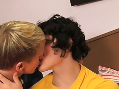 Brutal twink anal tube and twink shit in underpants 