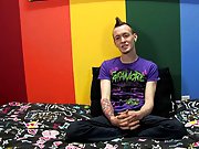 He talks with Bryan about his raunchy experiences, including how things work in the bedroom with his wife first blowjob gay at Boy Crush!