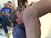 Straight men pissing in groups and male breasts groups at Sausage Party