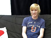 This recent blonde guy gives a super sensual interview for his first BC vid first male mastubation at Boy Crush!