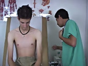 The doc asked for me to take off my underclothes when that guy got to a certain point, and this guy helped with pulling 'em down gay twink cum